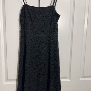 Ann Taylor Black Lace Cocktail Dress